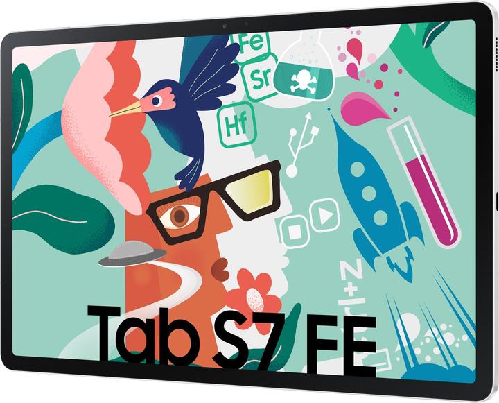 Actual product image Samsung Galaxy Tab S7 FE (WLAN only, 12.40", 64 GB, Mystic Silver)