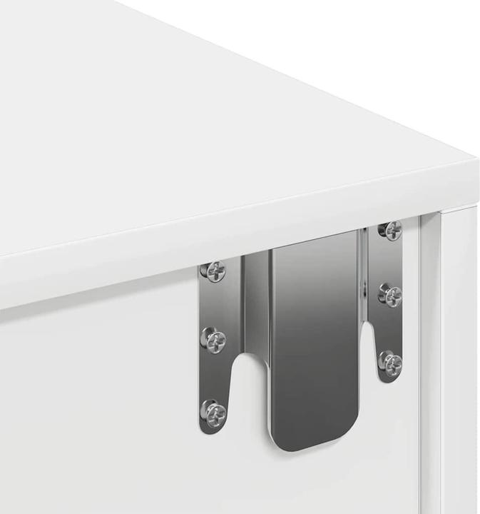 Produktbild VidaXL Wandregal mit Schubladen Weiss 100x36x19 cm Holzwerkstoff