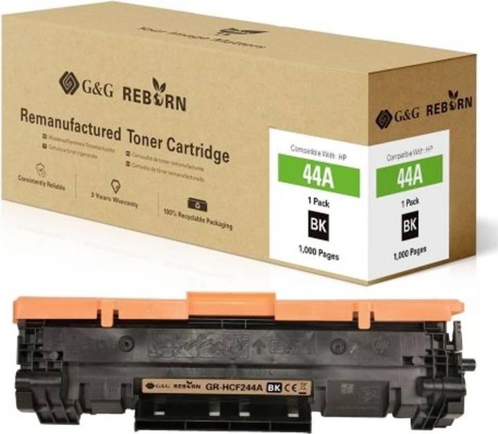Produktbild G&G Toner ersetzt HP 44A Kompatibel Schwarz 1000 Seiten Reborn remanufactured 2