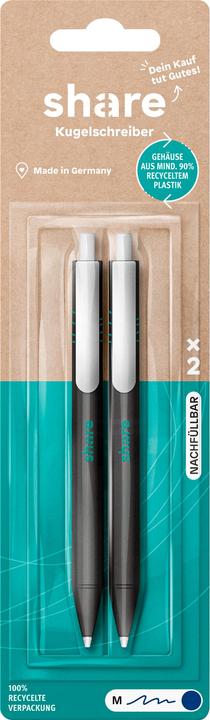 Immagine prodotto Share Biros Y-03-03-02 blu 2 pezzi. (Blu, 2 x)