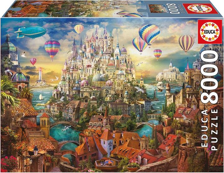 Educa Droomstad 8000 stukjes puzzel (8000 onderdelen)