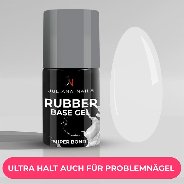 Immagine prodotto Juliana Nails Gel Lacquer - Gel a base di gomma - Bianco latteo (Bianco Latteo, Smalto per unghie effetto gel)