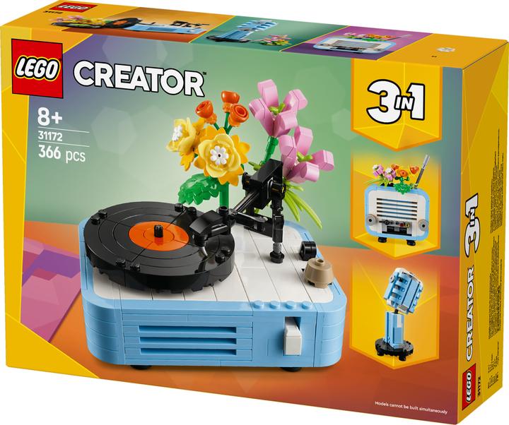 Produktbild LEGO Plattenspieler mit Blumen (31172, LEGO Creator Expert)