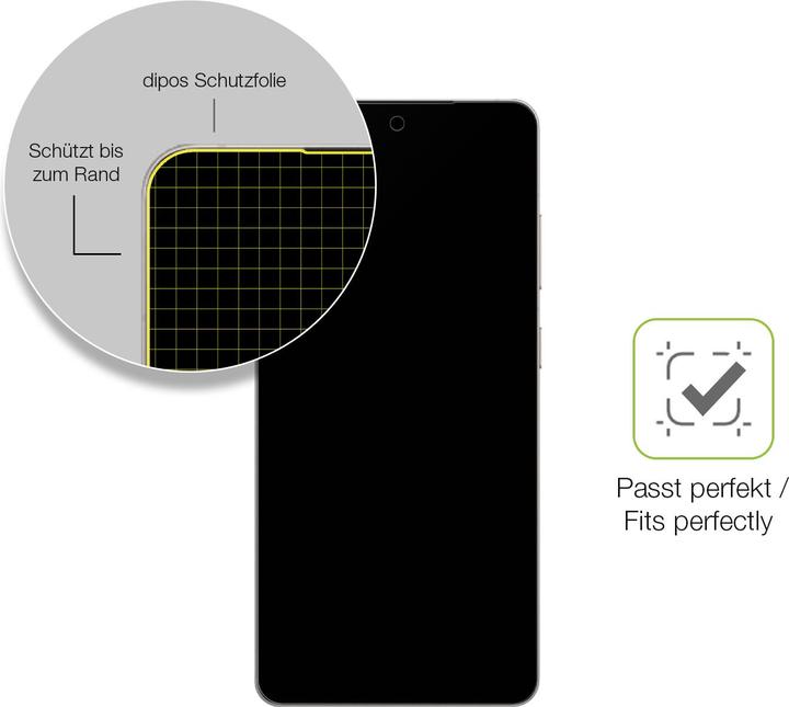 Immagine prodotto Dipos Full-Cover Pellicola Protettiva opaco (1 Pezzo/i, OnePlus 13R)