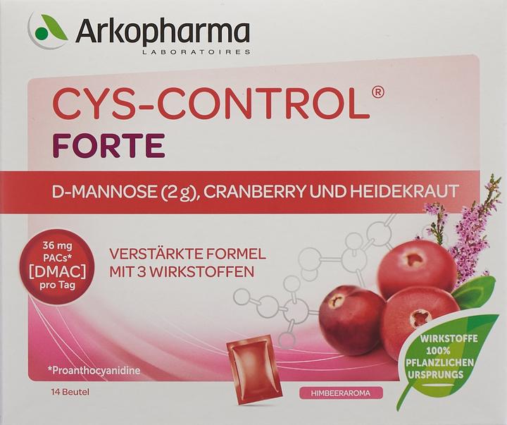 Produktbild Arkopharma Cys-Control Forte D-Mannose Cranberry Heidekraut (14 Stück, Beutel, 99 g)
