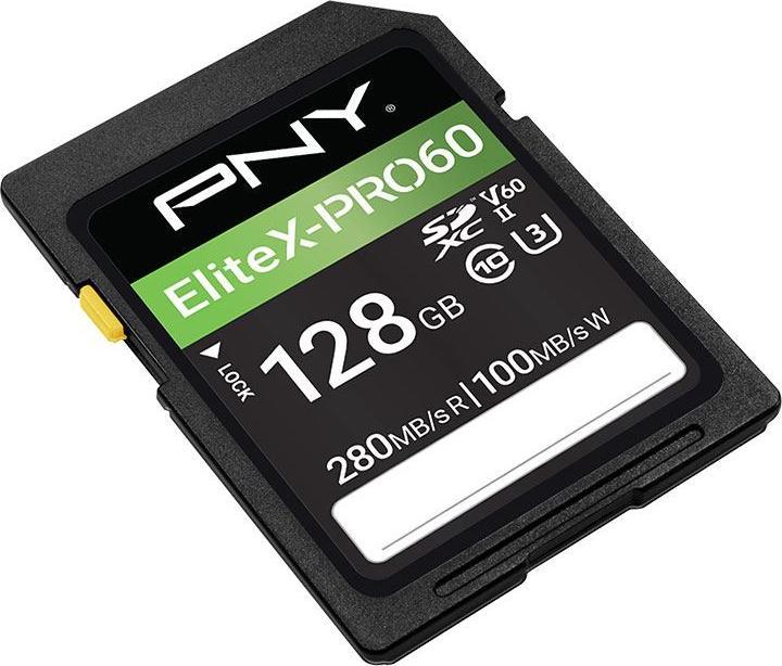 Immagine prodotto PNY Scheda SD XC 128GB X-PRO 60 Classe 10 UHS-II al dettaglio (128 GB, microSDXC, U3, UHS-II)