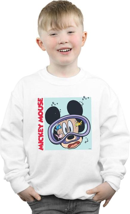 Actual product image Disney Boys Mickey Mouse Under Water Sweatshirt (152, 158)