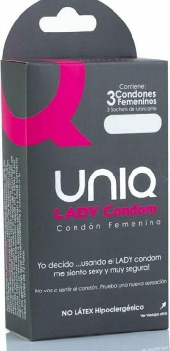 Actual product image Uniq Lady Condom (3 pcs.)