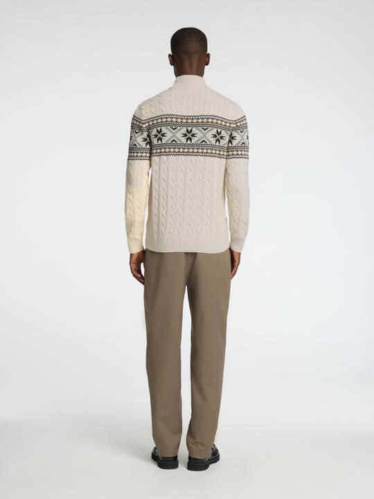 Actual product image Selected Homme Slhflake Ls Knit Cable High Neck W (XL)
