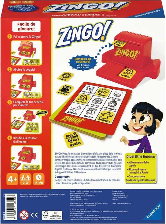 Immagine prodotto Ravensburger Zingo! (Italiano)