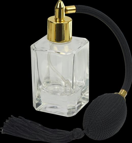 Image du produit Flacon, carré, avec pompe à balle, pour 50 ml (50 ml)