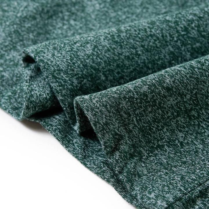 Immagine prodotto VidaXL Camicia da bambino a maniche lunghe verde scuro melange 128,Materiale: 50 (128)