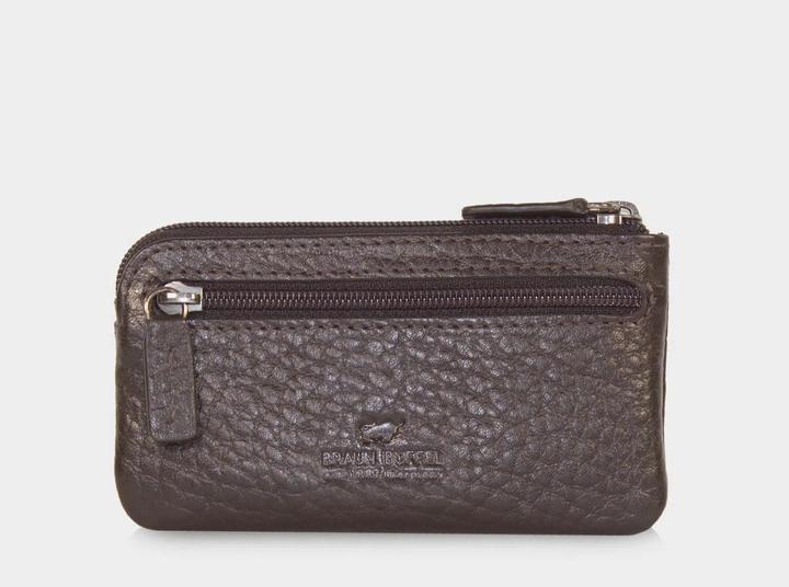 Actual product image Braun Büffel Yannik leather key case 12 cm