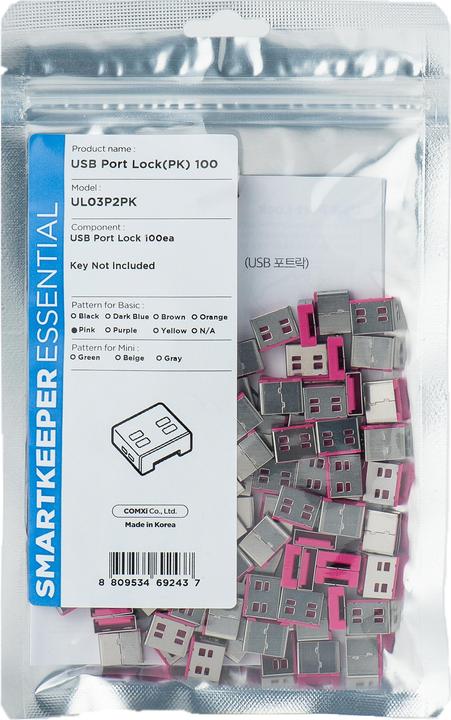 Smart Keeper 100 x USB A-Port locks without BASIC type key