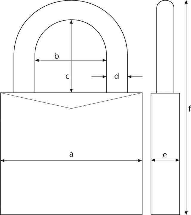 Produktbild Abus 145/40 titanium Lock-Tag