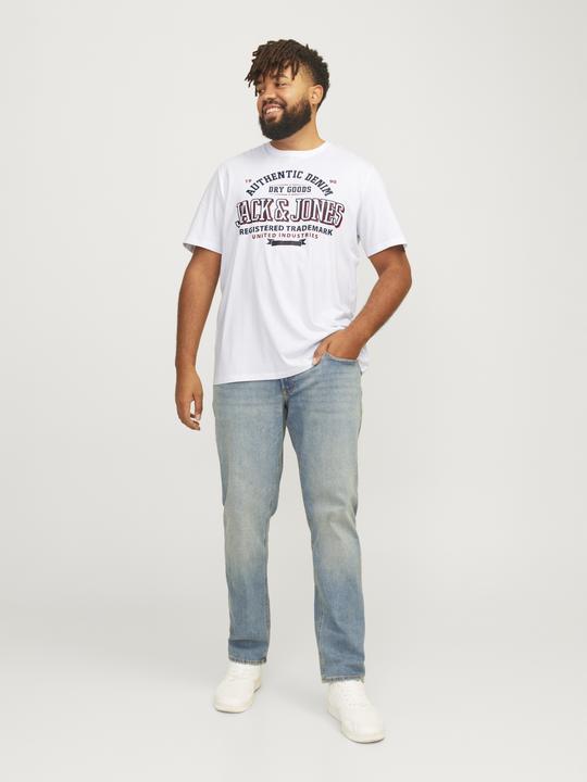 Produktbild Jack & Jones Jjelogo Tee Ss O-Neck 2 Col Aw24 S Pls (XXL)
