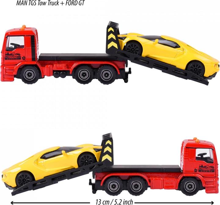 Immagine prodotto Majorette MAN TGS Carro attrezzi w. Ford GT giallo