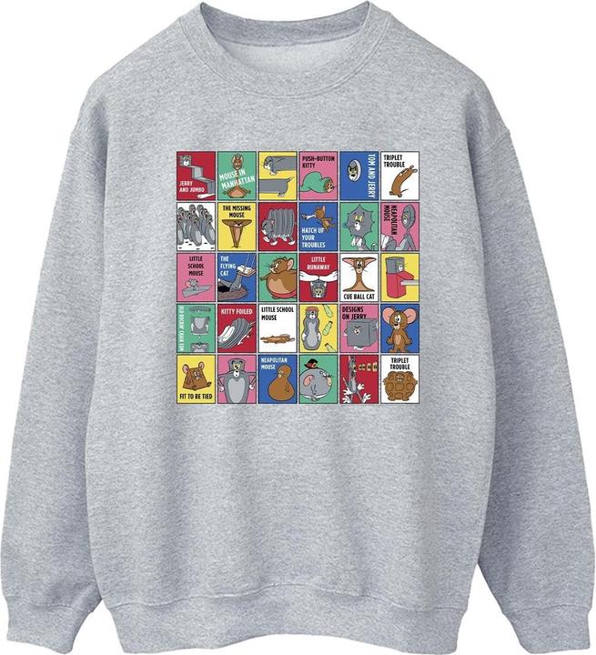 Immagine prodotto Tom & Jerry Grid Squares Felpa Donna (M)