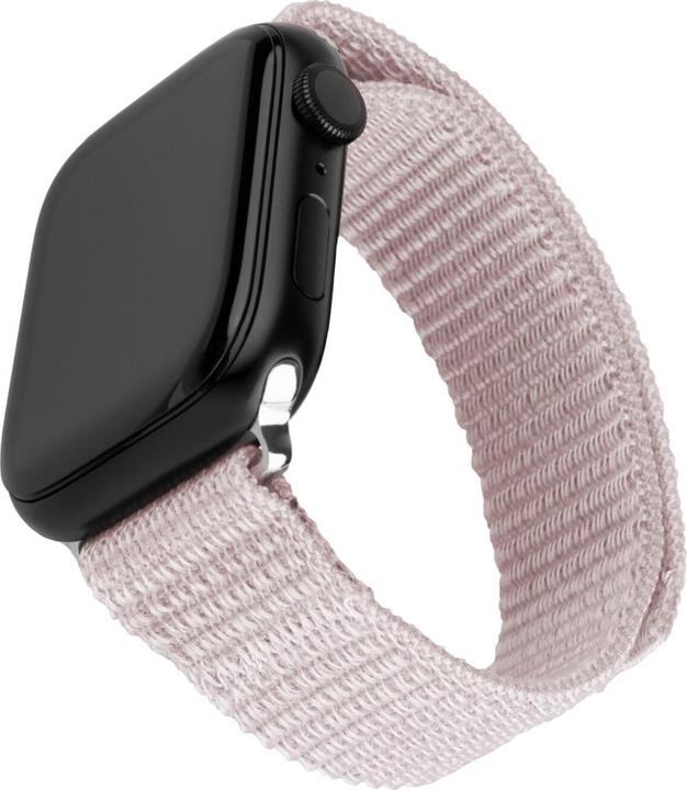 Actual product image Fixed Nylon strap for Apple Watch 42/44/45/46/49 mm, rose gold