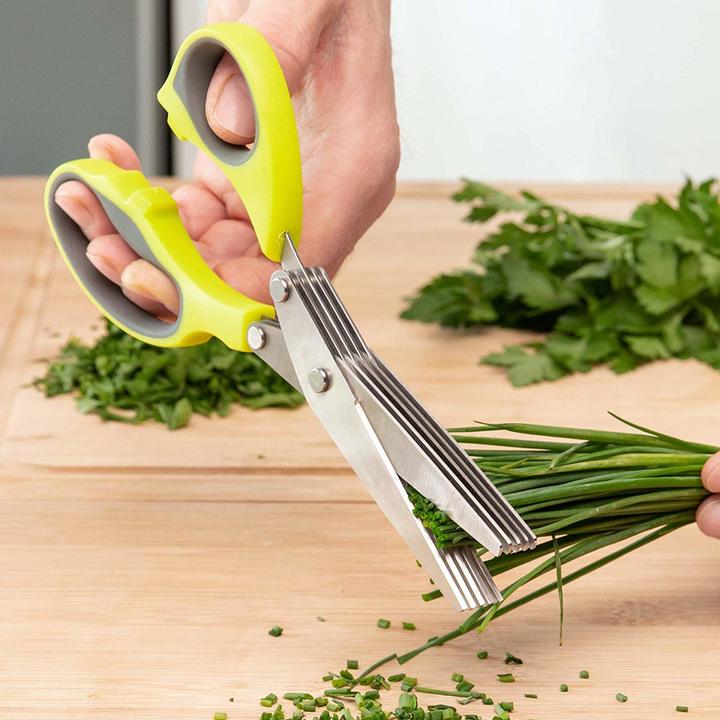 Produktbild InnovaGoods Kräuterschere mit 5 Klingen