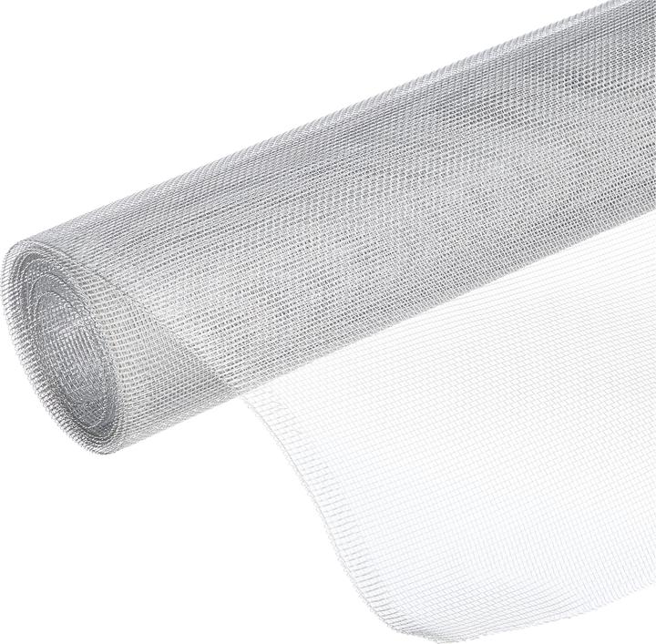 Actual product image tesa Insect screen light well grille made of aluminium, for cellar window grilles (60 x 135 cm)