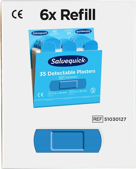 Immagine prodotto Salvequick Strisce di gesso rilevabili (6 x)