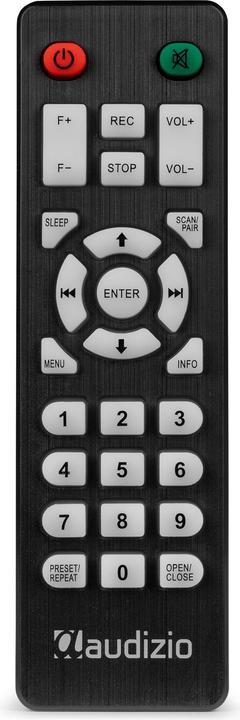 Produktbild Audizio DAB+ Radio Avola Silber, Radio Tuner: FM, DAB+ (DAB+, FM, Bluetooth, WLAN)
