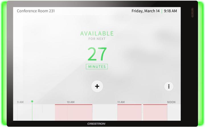 Actual product image Crestron Room Scheduling Touch Screen TS