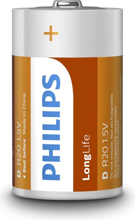 Produktbild Philips Battery (2) R20/D (1 Stk., D)