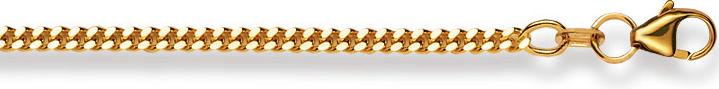 Image du produit Natsumi Schmuck Collier en or jaune 18K/750 Panzer 2.3mm 50 cm (750/18 K Or jaune, 50 cm)