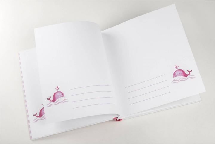 Produktbild Walther Design Sam 28x30,5 50 weisse Seiten Babyalbum UK183R (28 x 30.5 cm)