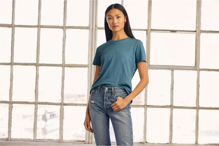 Produktbild Bella Canvas Relaxed Fit Heather CVC Tee (S)