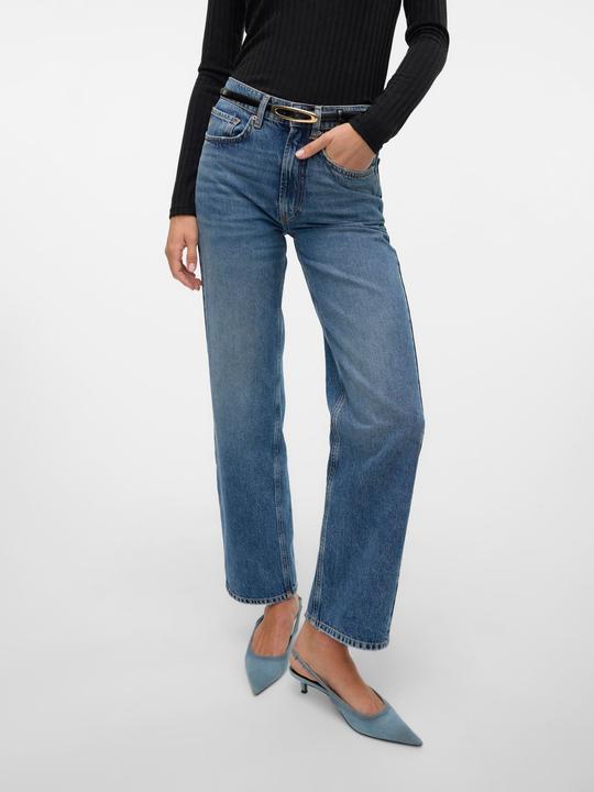Actual product image Vero Moda VMVALERIE Mid Rise Locker geschnitten Jeans Straight-Fit (26)