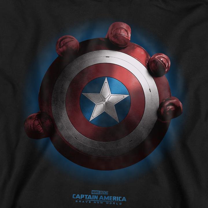 Actual product image Captain America Unisex Adult Red Hulk Shield Sweatshirt (XL)