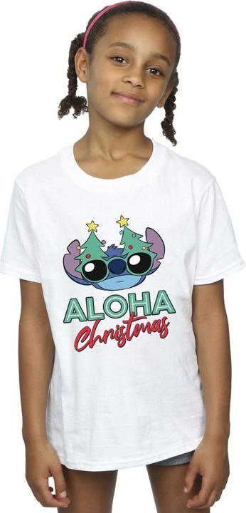 Immagine prodotto Disney Lilo And Stitch Christmas Tree Shades Maglietta Ragazze (152, 158)