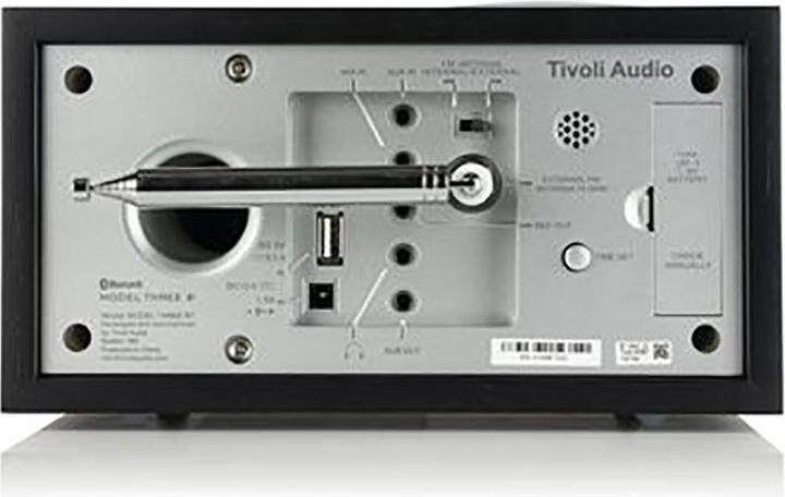 Immagine prodotto Tivoli Audio Audio - ModelThreeBluetoothw/USB - Wekkerradio - Zilver/Zwart