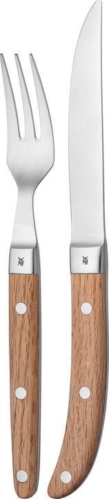 Image du produit WMF Set de couverts à steak 2 pièces RANCH gris acier (2 pièce(s), Set de couverts)