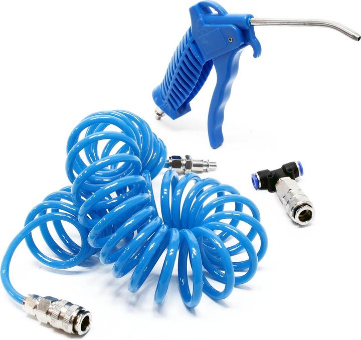 Produktbild Wiltec Druckluft Reinigungspistole AusblaspistoleTrockenreinigung 5m Druckluftschlauch