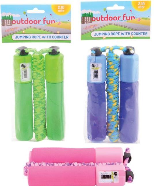 Actual product image Johntoy Skipping rope with counter (210 cm)