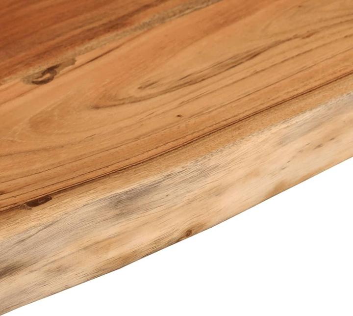 Produktbild VidaXL Wandregal Rechteckig Baumkante Hängeregal Büro Regal Massivholz Akazie