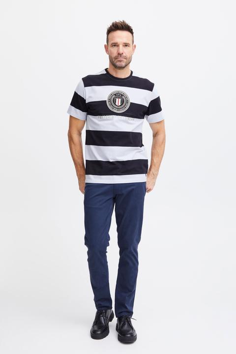 Immagine prodotto FQ1924 FQTom SS t-shirt a righe con stampa logo 21900645 (L)