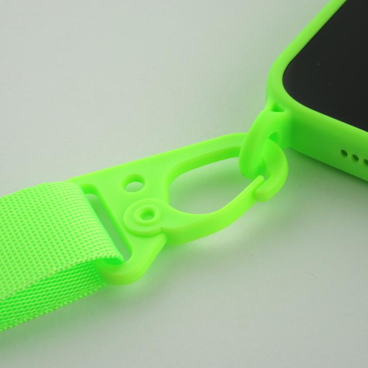 Image du produit PhoneLook Coque Silicone avec lanière et crochet vert clair (Apple iPhone 13 Pro Max)