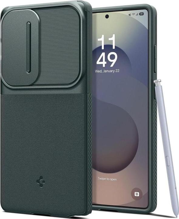 Image du produit Spigen Optik Armor Case for Samsung Galaxy S25 Ultra Abyss Green (Samsung Galaxy S25 Ultra)