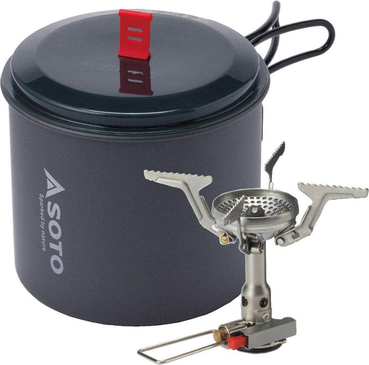 Image du produit Soto Réchaud à gaz Amicus Piezo avec New River Pot