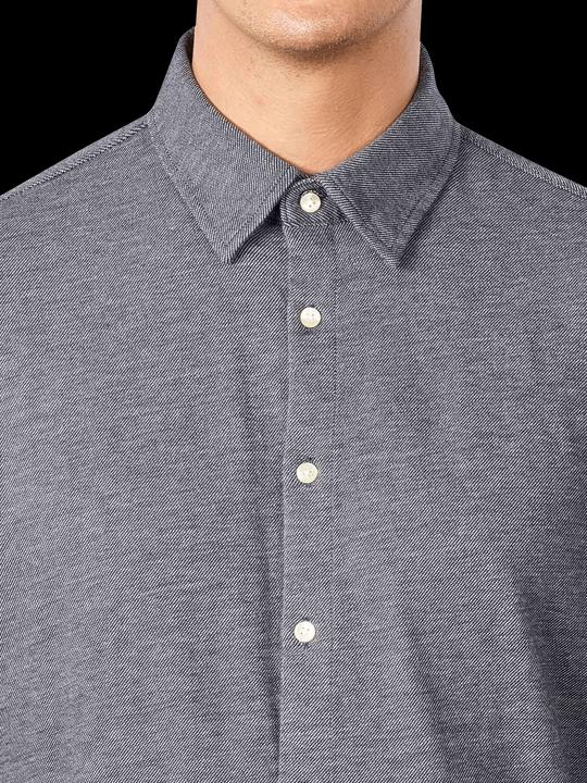 Actual product image Cinque Long Sleeve Cispace L Shirt Two Tone Navy (XXL)
