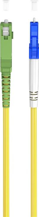 Produktbild Goobay Glasfaserkabel FTTH, Singlemode OS2 Yellow, Gelb Simplex, 5 m (S/UTP, 5 m)
