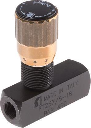 Actual product image Rs Pro G1/8 BSP single acting needle valve
