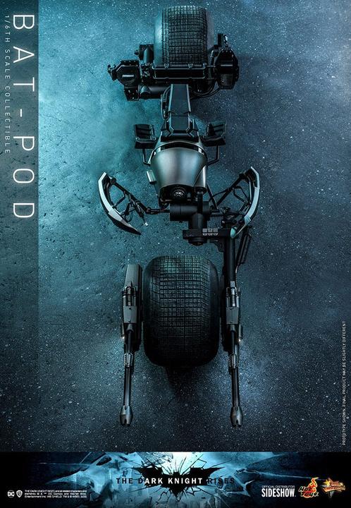 Actual product image Hot Toys Batman - The Dark Knight Rises "Bat-Pod" Movie Masterpiece Vehicle