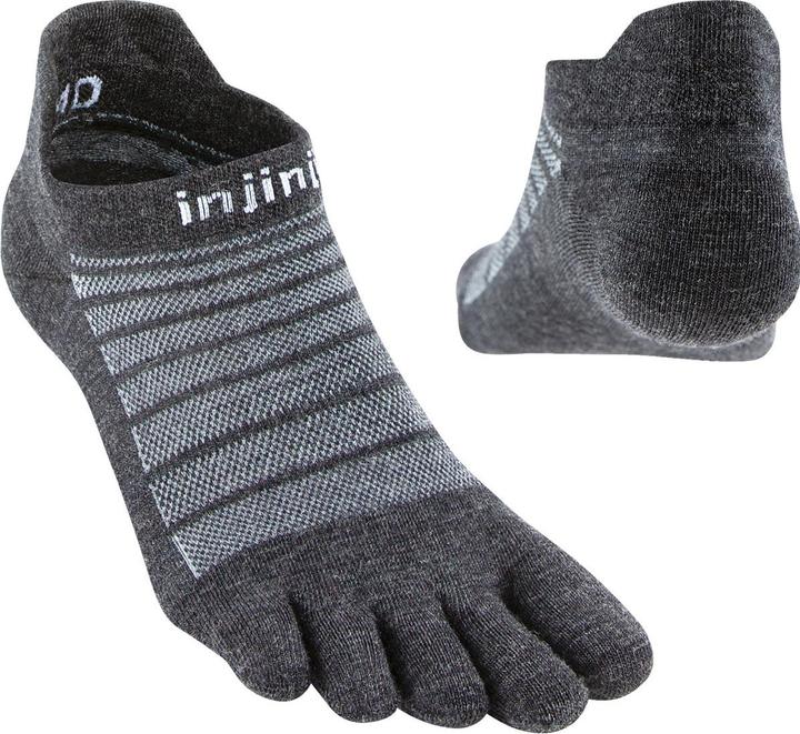 Produktbild Injinji Run NUwool No-Show Slate (L)
