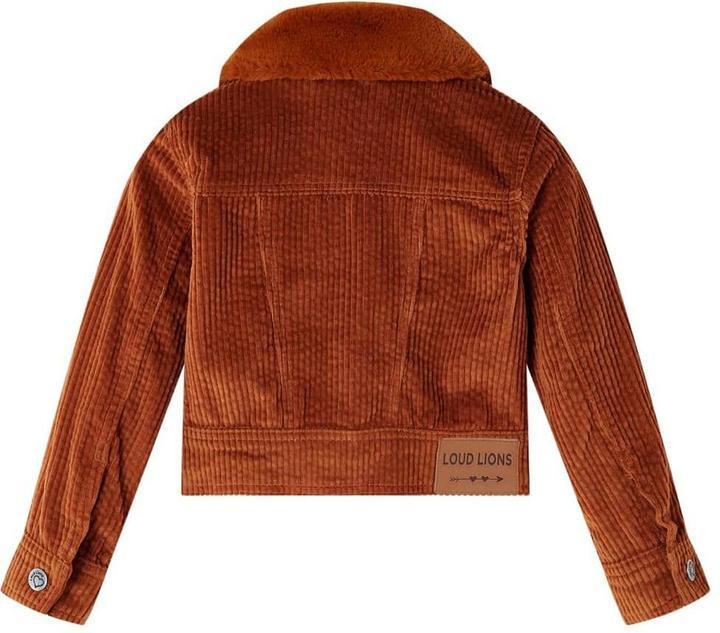 Produktbild VidaXL Kinderjacke Cord Cognac 116,Aussenmaterial: Cord (100 (116)